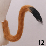 1vnt Fox Cosplay Upturned Accessories Cat Tail Long Pliu&scaron;inis modeliavimas Žvėris vaikams Lolitos kostiumas vilkas