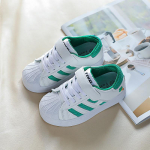 Vaiki&scaron;ki Balti Batai Sportiniai Batai Mergaičių Shell Toe Board Batai Kūdikių laisvalaikio batai 26