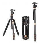 Andoer 140 cm/55 colių kelioninis trikojis, skirtas fotoaparatui, aliuminio lydinio trikojo stovas su nuimamu monopodu