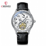 Naujas TOP prekės ženklo prabangus vyri&scaron;kas laikrodis su dėžute, automatiniu tu&scaron;čiaviduriu, vandeniui atspariu smagračiu, a&scaron;tuonių žirgų vyri&scaron;ki mechaniniai laikrodžiai balta