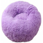 Prabangus pūkuotas itin didelis &scaron;unų lova Skalbiama apvali naminių gyvūnėlių sofa kačių lova Kilimėlis &scaron;unų pagalvė pagalvėlė augintinių lova 60CM