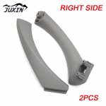 Automobilio vidinės rankenos vidaus durelių skydelio traukimo apdailos dangtis priekis galinis kairysis de&scaron;inysis BMW 3 serijos E90 E91 316 318 320 325 Beige Left 2PCS