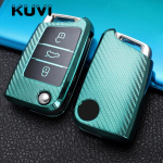 Tpu Anglies pluo&scaron;to automobilio rakto dėklas dangtelis VW Volkswagen Golf 7 MK7 Tiguan MK2 SEAT Ateca Leon FR 2 Ibiza Skoda Octavia A7 žalia