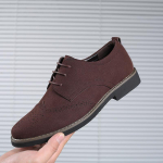 Vyri&scaron;ki Suknelės Batai Zom&scaron;inė Oda Verslo Vakarėlis Odiniai Vestuviniai Batai Vyri&scaron;ki Oxfords Oficialūs batai 44 ruda