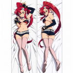 Kar&scaron;tas japoni&scaron;kas anime Gurren Lagann Yoko Littner apkabinamas kūno pagalvės užvalkalas Tengen Toppa Gurren Lagann Nia Teppelin Dakimakura 150x50cm