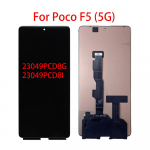 AMOLED skystųjų kristalų ekranas, skirtas Xiaomi Poco F5 5G LCD ekranui jutiklinio ekrano skaitmeninimo įrenginio pakeitimas