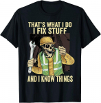 Taisau daiktus ir žinau, ką darau. Skull Unisex mar&scaron;kinėliai S