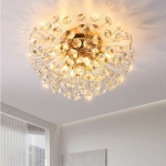 &Scaron;iuolaikinės kri&scaron;tolinės lubų lempos miegamojo darbo valgomojo &bdquo;Kiaulpienės&ldquo; dizainerių tinklinės lempos Diameter-8 headlight