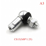 Rutulinės jungties strypo galo guolis M5 M6 M8 M10 stačiakampis Cs8 / Cs10 / Cs13 / Cs16 M8*1.25