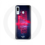 Coque pour Samsung Galaxy A20 Stranger Things Logo Transparent Saison 4 Bande annonce 2022