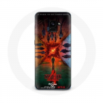 Coque pour Samsung Galaxy A8 Plus Stranger Things Saison 4 Affiche Equipages de la Nouvelle Th&eacute;orie