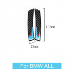 2Vnt Automobilių ratų antakių apsaugos juostelės lipdukai dekoravimo priedai BMW E46 E90 E39 E92 E91 E34 F30 F10 F20 G30 X6 X5 M4 For BMW Universal