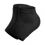 &bdquo;Protect Sleeve&ldquo; drėkinamasis, neslystantis, atsparus dilimui, amortizatorius tinklinis gelis kulnas juoda