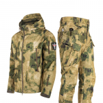 Nauja karinė uniforma kovos kostiumas Soft Shell vandeniui atspari taktinė striukė + kelnės žygiams stovyklaujant XXL