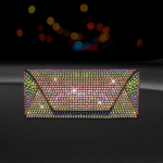 Blizgantys deimantiniai kri&scaron;toliniai automobilio akiniai dėklas Auto konsolė porankių dėžutė laikymo priemonė Akiniai akiniai nuo saulės akinių dėžutė Automobilių priedai juoda