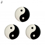 3/5 vnt./rinkinys Mieli silikoniniai teniso vibracijos slopintuvai Raketės slopintuvas Tenisas Tenisas Vibrati O7K5 Tai Chi White-3pcs