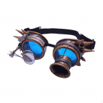Funky Unisex mados spalvoti lę&scaron;iai Steampunk akiniai Punk gotikiniai saulės kostiumai foto rekvizitai akiniai