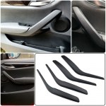 Juoda vidinė traukiama durų rankena, atsarginė dalis, durų rankenos porankio laikiklis, tinka BMW X1 E84 2009-2016 Left Rear