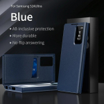 Su &bdquo;BOX Smart View&ldquo; &bdquo;Windows Wallet Flip&ldquo; dėklu, skirtu &bdquo;Samsung Galaxy S25/S24/S23/S22 Ultra Plus Card Pocket&ldquo; smūgiams atspariu dangteliu For Galaxy S24Ultra&With Packet Box