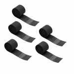 5Pcs Antislip Tennis Rackets Grip Sweatband Badmintons Grip Tennis Overgrips Sport Tape Tennis Grip Head Overgrips Wraps juoda