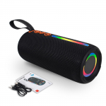 Bluetooth garsiakalbis ne&scaron;iojamas lauko ne&scaron;iojamas bosas RGB &scaron;viesa belaidis garso didmeninė prekyba juoda