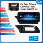 Ossuret Android 13 I&scaron;manioji automobilio radijo sistema Carplay 4G Mercedes Benz E-Class C207 W207 A207 NTG 4.0 4.5 5.0 2 Durų Autoradio Pagrindinis įrenginys 6W 6G 64G