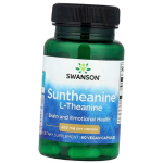 Teaninas, Suntheanine L-teaninas 200, Swanson 60 kapsulių (27280025) 60vcaps