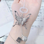 Anime Tian Guan Ci Fu raktų pakabukas Hua Cheng Xie Lian Cosplay Heaven oficialaus palaiminimo drugelio pakabuko telefono grandinėlės krep&scaron;io dekoras