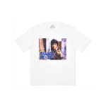 Palace X Jackie Chan Policijos istorija Bendro prekės ženklo grafiniai mar&scaron;kinėliai trumpomis rankovėmis Unisex vir&scaron;ūnės Balti PAL-FW20-264 S