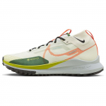Nike React Pegasus Trail 4 GORE-TEX Kokoso pienas Kaktuso žalias Vyri&scaron;ki sportbačiai Kreminis &Scaron;viesiai sidabrinis Saugos oranžinis FN3430-180 40