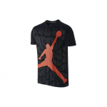 Jordan Aj Xx9 Jumpman Dryžuotas Ra&scaron;tas Spausdintas Apvalia Kaklo Trumpomis Rankovėmis Mar&scaron;kinėliai Vyri&scaron;ki Vir&scaron;utiniai Drabužiai Juodi 678360-011 M