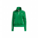 Adidas Originals X Sporty&Rich Dryžuotas Spaudinys Megztinio Apykaklė Ilgomis Rankovėmis Striukė Moteri&scaron;ka Striukė Žalia IB2156 XS