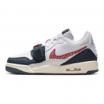 Air Jordan Legacy 312 Low GS JAV Vaikų sportbačiai Balti Vilko pilki &Scaron;viesiai dramblio kaulo CD9054-146 35.5