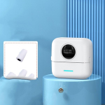 Mini ki&scaron;eninis terminis nuotraukų spausdintuvas, belaidis Bluetooth spausdintuvas, skirtas Android ir iOS