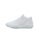 Puma Court Pro 2 Patogūs Klasikiniai Universalūs Paprasti Audinio Sintetinės Odos Auk&scaron;tesnio Vir&scaron;aus Krep&scaron;inio Batai Unisex Sportbačiai Balti 312180-04 43 white