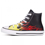 Converse Chuck Taylor All Star Liepsna Juodi Raudoni Auk&scaron;ti Drobės Batai Unisex Sportbačiai 665864C 37