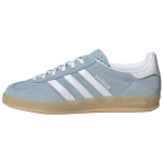 Adidas Originals Gazelle Indoor Odiniai Laisvalaikio Patogūs Patvarūs Žemi Sportbačiai Moteri&scaron;ki Sportbačiai Mėlyni JQ7009 36⅔