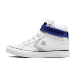 Converse Pro Blaze Strap Kasdieniai Patvarūs Auk&scaron;takulniai Skate Batai Vaikams Sportbačiai Sidabrinės Pilkos spalvos 672123C 30