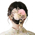 Plaukų papuo&scaron;alai ir savybės apima Mizuhiki amatus ir auk&scaron;čiausios kokybės dirbtinių 2 plaukų rinkinį 4 spalvų OTAKUMARKET] Pilnametystės ceremonijos, Hakama,