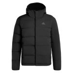 Adidas Helionic su gobtuvu, vienspalvė, ilgomis rankovėmis, &scaron;ilta pūkinė striukė vyri&scaron;ka striukė KE5404 2XL