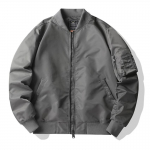 Retro įrankiai Amerikos oro pajėgų piloto striukė pavasario ir rudens Ma1 Pilot laisvalaikio vyrų beisbolo uniforma striukė XXXXXL pilka