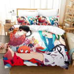 Anime Monogatari Series Istorija Shinobu Oshino Patalynės Komplektas Berniukams Mergaitėms Viengulis Karalienės Dydžio Antklodės Užvalkalas Pagalvės Užvalkalas Lova Vaikams Suaugusiems 70x133cm 2pcs