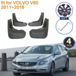 skirtas VOLVO V60 2011 2012 2013 2014 2015 2016 2017 2018 Purvasargiai Purvasargiai Purslų sparnų apsauga Priekinis galinis automobilio tvirtinimo priedai