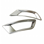 ABS Chrome Rear Tail Fog Light Lamp Stiker Cover Frame Accessories Moulding Trim 2pcs For Jaguar F-Pace F pace X761 2016