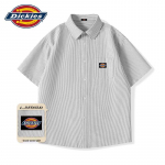Dickies vyri&scaron;ki trumpomis rankovėmis dryžuoti laisvalaikio mar&scaron;kiniai L