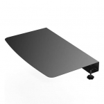 Prispaudžiamas kampinio stalo jungiklis Plok&scaron;telė Universalus Paprastas montavimas L formos stalo platformos prailgintuvo priedas juoda
