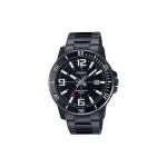 Casio Standard serija Klasikinis Minimalistinis Eleganti&scaron;kas Madingas Kvarcinis Mechanizmas Nerūdijančio Plieno Apyrankė Vyri&scaron;ki Laikrodžiai Juodas MTP-VD01B-1BV Random Watch Box,Black Dial black