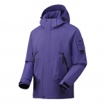 Jaukus vyri&scaron;kas softshell striukė su gobtuvu, neper&scaron;lampamas vėjo nepraleidžiantis lengvas lietpalčio tipo apvalkalas lauko žygiams, kelionėms M