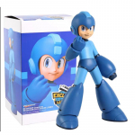 Kar&scaron;tas Rockman Mega Man PVC Anime Figūrėlės Veiksmo Figūrėlė Modelis Žaislai Dovana Dėžėje blue