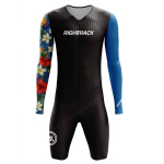 Righttrack Sport Vyri&scaron;kas dviračių kombinezonas Performance Ilgomis rankovėmis Greitai džiūstantis Apsauga nuo UV Speedsuit Trisuit Road Bike Mtb Apranga XL